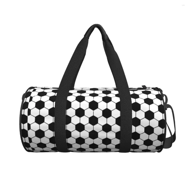 Duffel Taschen 3D-Druck Fußball Reisetasche Fußballspieler Team Groß Sport Outdoor Männer Frauen Design Fitnessstudio Training Niedlich Fitness