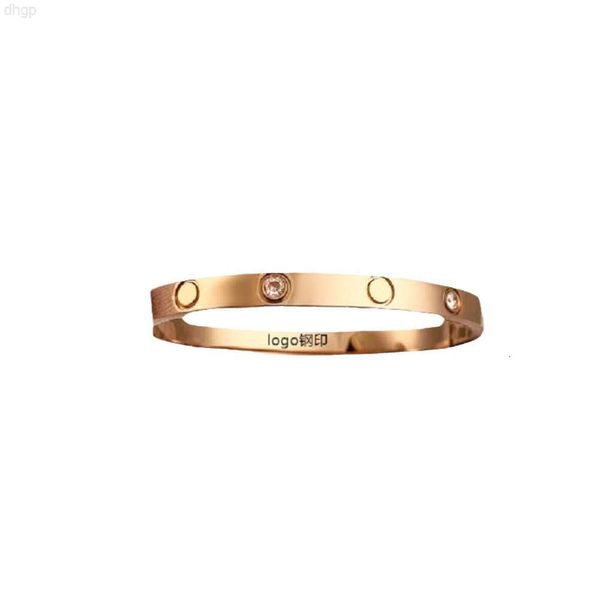 Famosi designer di lusso Gioielli Love Screw Bracciale Bracciale rigido in acciaio inossidabile di design classico placcato in oro 18 carati