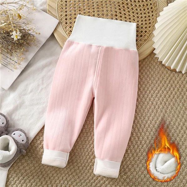 Hosen 1PC Baby Mädchen Plus Leggings Weiche Jungen Gerippte Volle Länge Infant Kinder Kleidung Skiny Hosen Kinder Casual