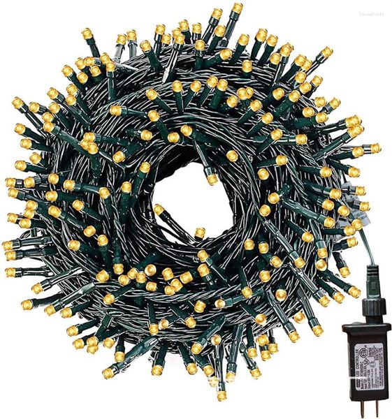 Saiten 2024 Jahr Weihnachten Dekoration String Lichter 10M 30M 50M Outdoor Girlande Fee Für Hochzeit Party Garten baum Straße