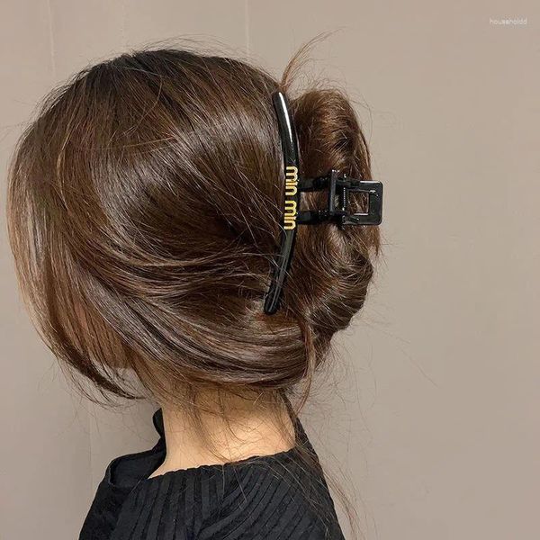 Clip per capelli Barrettes Clip per capelli moda Clip di squalo oversize di oversize Hairpin Claw Letter Cast Catch Paint Paint Accessori per le donne