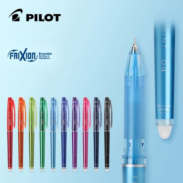 1 stücke PILOT Frixion Nadelspitze Reibung LF-22P4 0,4mm Farbe Pull-out Gel Stift Student Büro Schreibwaren