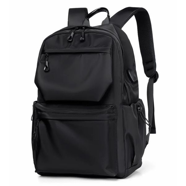 Herren-Rucksack im japanischen Stil, wasserdicht, 15,6-Zoll-Laptop-Rucksack, Reisen, Outdoor, Jugend, Mochila, Schultasche, Business-Schule, Tagestasche 240202