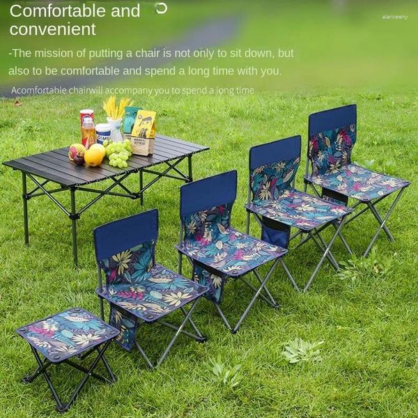 Camp Furniture Reise Tragbarer Klappstuhl Camping Garten Outdoor Strand Wandern Picknick Angelhocker