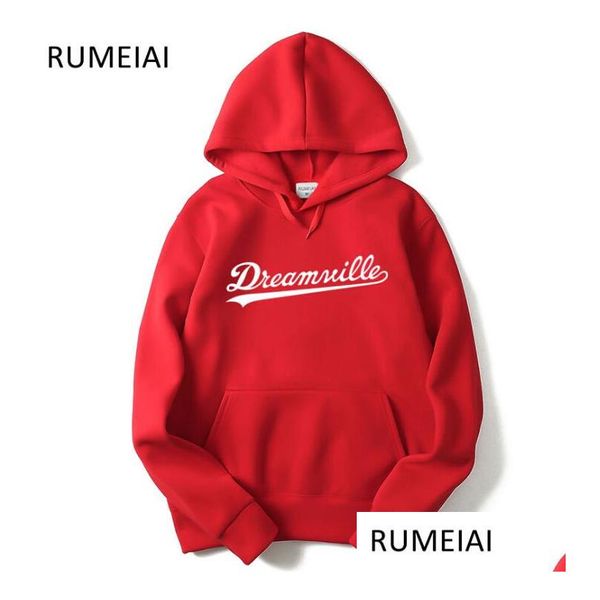 Felpe con cappuccio da uomo Felpe da uomo Dreamville J. Cole Autunno Primavera con cappuccio Hip Hop Casual Pivieri Top Abbigliamento Drop Delivery Apparel Ot8Vw