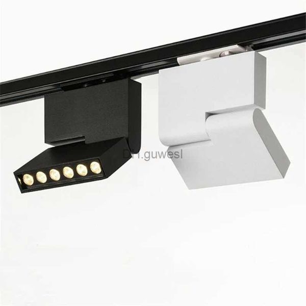 Faretti a binario COB 12W LED a binario Faretti moderni a binario a soffitto Faretti a binario Lampada per negozio di casa Illuminazione AC220-240V YQ240124