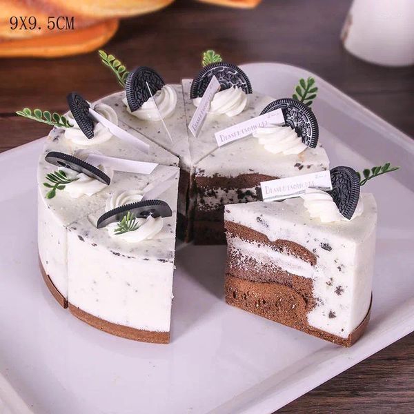 Dekorative Blumen 1PC Künstliche Kuchen Dessert Gefälschte Lebensmittel Dekoration Pografie Pro Simulation Modell Tee Tisch FCYY-012