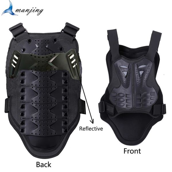 Gilet da motocross Equipaggiamento protettivo Armatura Equitazione Protezione sportiva Dirt bike ATV Guardia del corpo resistente alle cadute Moto Chest Spin 240131