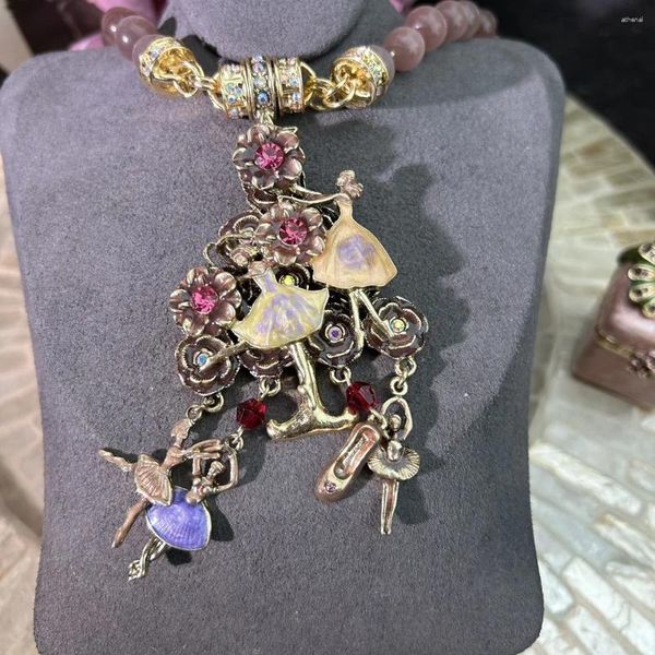 Ожерелья с подвесками, винтажное ожерелье, женское изысканное модное магнитное ожерелье