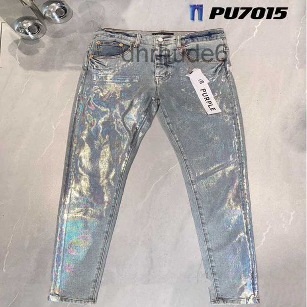 Hochwertige Jeans-Designer-Jeans für Herren, modische Hose, gerades Design, Retro-Freizeit-Jogginghose, lila Jogginghose, ausgewaschene alte Jeans-168 OYLA