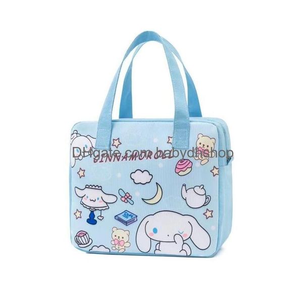 Kawaii Melody Design Lunch Bags Preservação de Calor Sacola Impermeável para Estudante Entrega Gota Dhlvy