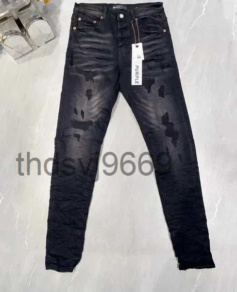 Herren Desig Designer 55 Jeans Farben Lange Hippop Aufkleber Stickerei Slim Denim Gerade Streetwear Skinny Hosen Großhandel 29-38 Lila R9I1