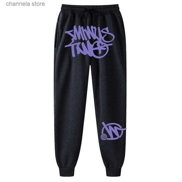 Männer Hosen Y2K Gothic Herren Jogginghose Lange Innen Fleece High Street Unisex Frauen Hip Hop Hosen T240202