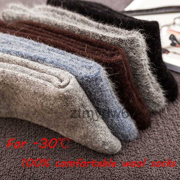 Großhandel - 2017 neue hochwertige dicke Angola-Kaninchen-Merinowolle-Socken 3 Paare/Los Mann Classic Business Winter für Männer Lange Socke PRUR