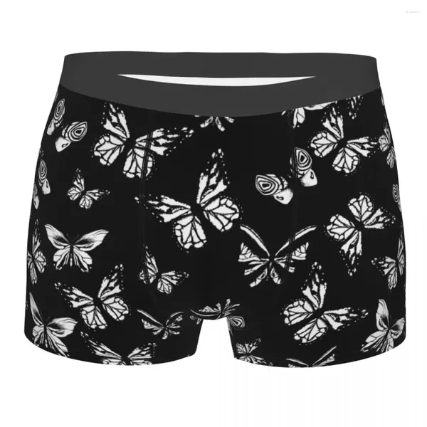 Cuecas homens borboleta roupa interior novidade boxer shorts calcinha homme respirável S-XXL