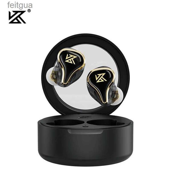 Handy -Ohrhörer KZ SK10 1BA+1DD TWS Bluetooth 5.2 Ohrhörer Hybrid HiFi Game Sport Headset Touch Control Noise Storning Ohrhörer SKS Z3 S2 Z1 YQ240202