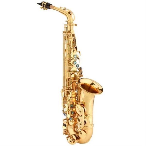 Novidade sax dourado executar instrumento musical e plano A-992 modelo japonês desempenho profissional