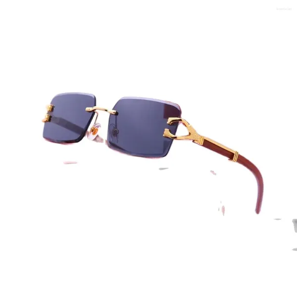 Óculos de sol dikelang moda homens luxo óculos de sol pequeno quadro grande qualidade jóias óculos de sol gafas pernas de metal dirigindo presentes na moda uv400