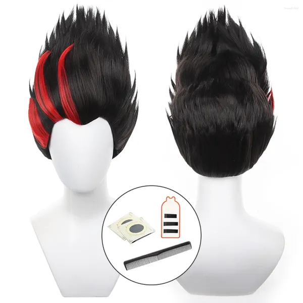 Parti Malzemeleri Holoun Blue Lock Manga Anime Barou Cosplay Wig Ubers No.13 Futbol Gül Net Sentetik Fiber Ayarlanabilir Isı Dayanıklı