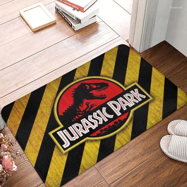 Tapetes jurassic park frente piso porta entrada tapete interior dinossauro mundo banheiro cozinha capacho garagem tapete toalete footpad