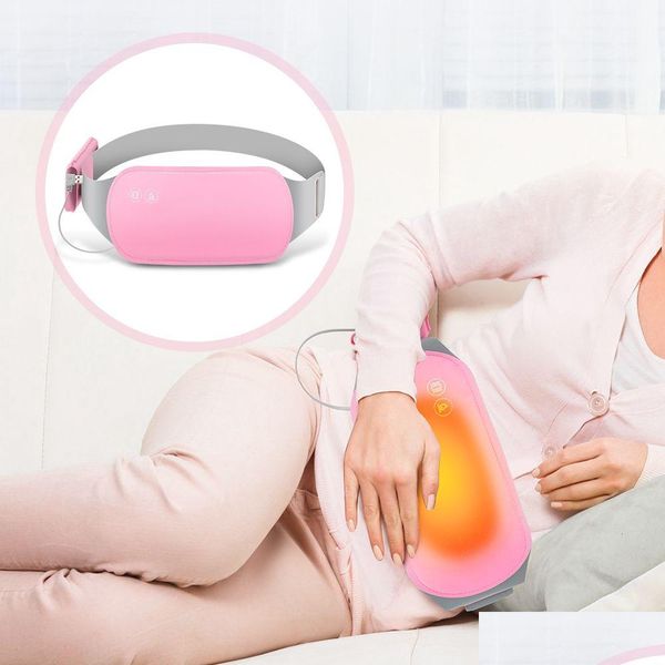 Outros itens de massagem Outros itens de MAS do período Eelctric Cramp Masr Vibrator Pad para alívio menstrual da dor do útero, cintura da cintura B OTBEU