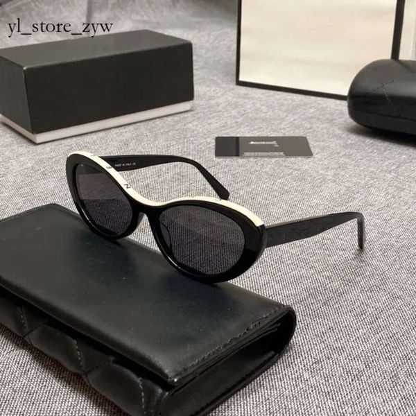 CC Neue Luxus-Designer-Sonnenbrille für Damen und Herren, Sonnenbrille mit großem Rahmen, quadratische Sonnenbrille, Outdoor-Mode-Sonnenbrille, großes Gesicht, erscheint mit Box, Chrom, Brille 45