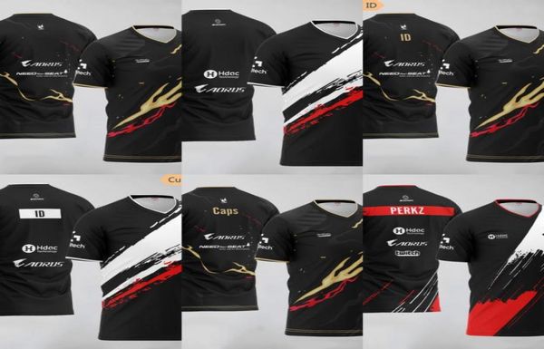 G2 Esports Camiseta Jogo LOL CSGO Top Team Pro Player Homens Mulheres Moda Streetwear Camiseta de Alta Qualidade Personalizado ID Jersey Roupas X3669771