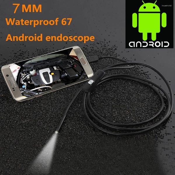 Câmera endoscópica android tpye-c usb micro inspeção boroscópio 6led ip67 à prova d' água para smartphone pc