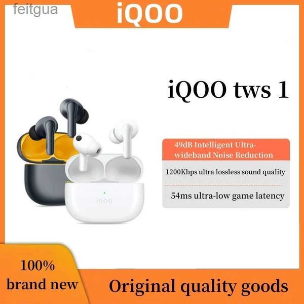 Authentische Handy-Kopfhörer iQOO TWS 1 True Wireless Noise Reduction Bluetooth-Headset TWS1 Call Game Low Delay YQ240202