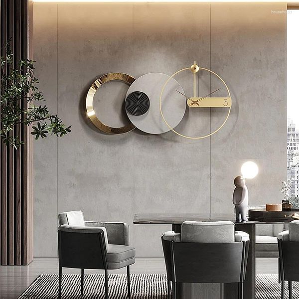 Relógios de parede Eletrônico Grande Relógio Decorativo Sala de estar Elegante Relógios de Cozinha Reloj de Pared Home Decor