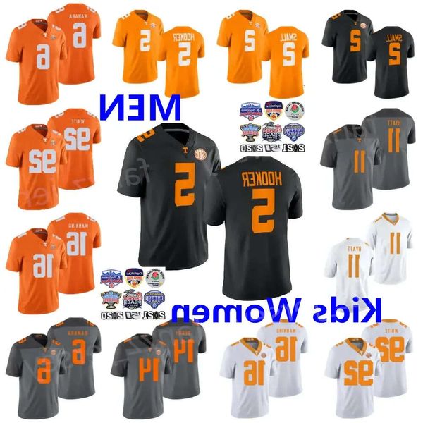 Futebol NCAA College 5 Hendon Hooker Jerseys Tennessee Voluntários Reggie White Peyton Manning Alvin Kamara Eric Berry Jalin Hyatt Jabari High