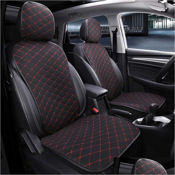 Sitzkissen Kissen Flax Car Ers Interior Mobiles Vordere Rückenlehne Sitzkissen Four Seasons Protector Mats Er Sitze Set Drop Deliver Dhsa2