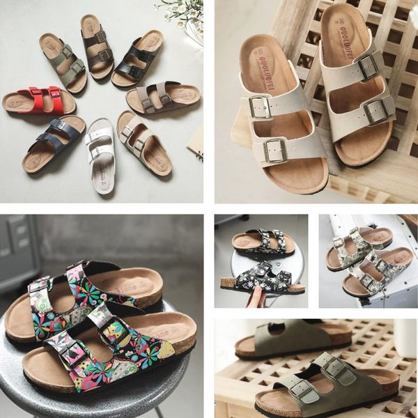 Tasarımcı İzleyiciler Sliders Slaytlar Sandalet Odunlu Düz Mule İmza iç tabanı süslüyor Kolay tasarım bunu düzleştirir bir yaz