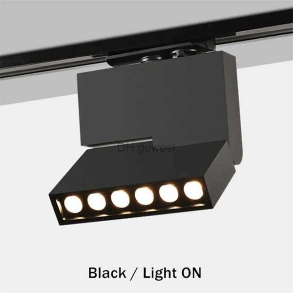 Schienenleuchten, 4 Linien, 12 W, LED-Schienenleuchte, moderne Deckenschiene, Schienenbeleuchtung, Spot-Schienenstrahler, Schienenlampe, Lichter für Zuhause, Ladenbeleuchtung, YQ240124