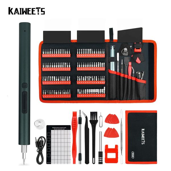 Set di cacciaviti elettrici precisi 137 in 1 con 120 bit 2 marce Torque Strumenti di riparazione magnetici portatili TypeC Ricarica rapida 240123