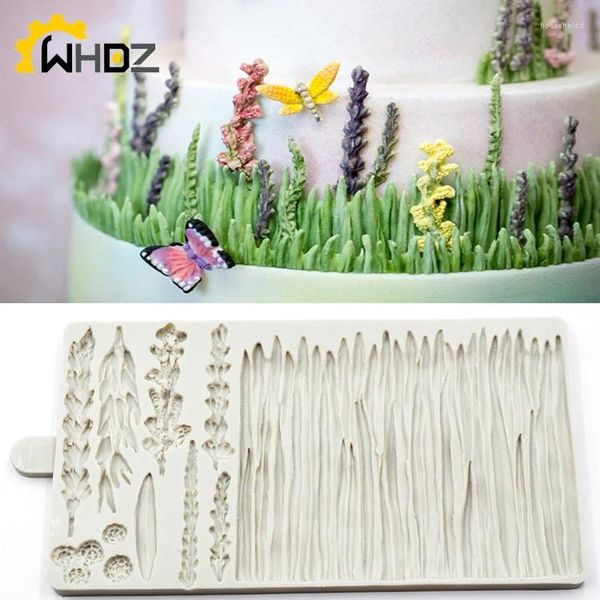 Backformen Silikonform Lavendel Kuchen Rand Fondant DIY Baby Geburtstag Dekorieren Werkzeuge Süßigkeiten Schokolade Gumpaste Formen