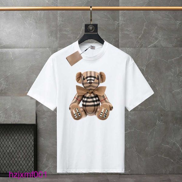 Z6S0 MENS TSHIRTS Tasarımcı Tshirt ve Kadın Lüks Marka Yaz Crewneck Kısa Kollu Dış Moda Sıradan Pure Pamuk Alfabe Karikatür PR PR