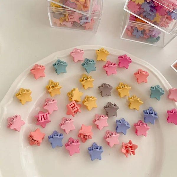 Acessórios de cabelo meninas bonitos clipes coloridos flor estrela coroa pequena crianças doce hairpin desenhos animados moda presente