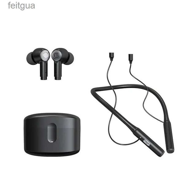 Auricolari per telefono cellulare Auricolare Bluetooth ANC Doppia etichetta ENC Rilevamento in-ear due in uno Rilevamento della luce Riduzione del rumore Collo sospeso Tipo J9 YQ240202