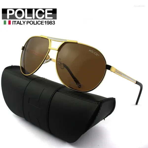 Occhiali da sole Italia 1983 Police polarizzati per donna uomo guida pilota con protezione UV 400 occhiali P8480