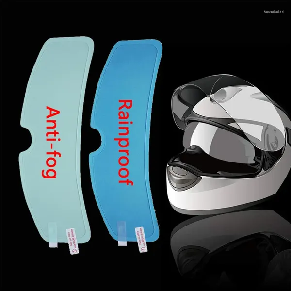 Мотоциклетные шлемы, универсальный шлем, противотуманная пленка, непромокаемые линзы для козырька, противотуманные аксессуары для автогонок