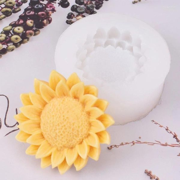Backformen Sonnenblumen Form DIY Kerzenform Silikon Handwerk Form Material Handherstellung Werkzeug für Niedlich