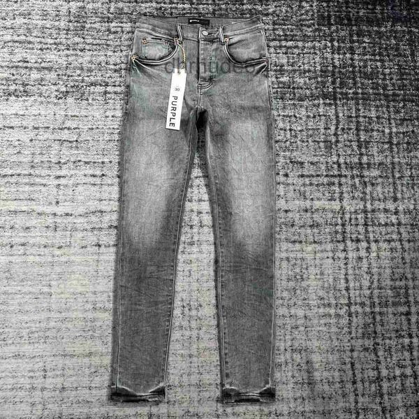 Фиолетовые джинсы мужские дизайнерские антивозрастные Slim Fit повседневные Pu2023900 размер 30-32-34-36 M1Q7