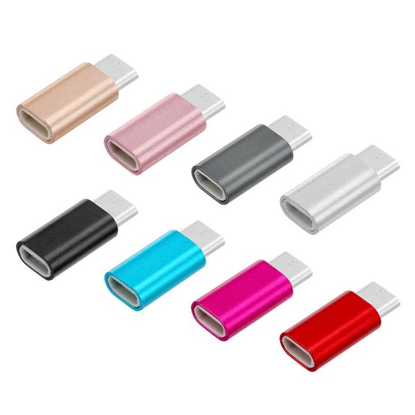 Conversor de cabo tipo C Adaptador USB C OTG para MacbookPro Xiaomi Samsung cabo de carregamento de telefone carregador ZZ