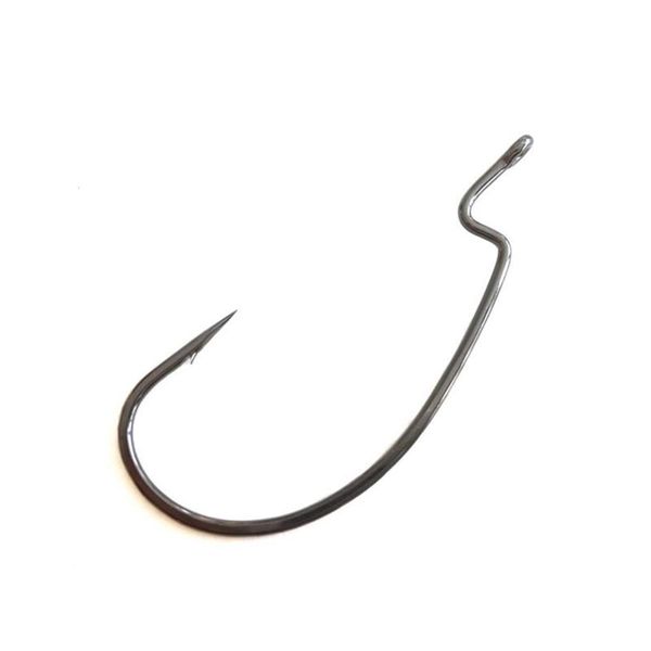 Gancho em massa bkk 9003cd amplo hap anzóis de pesca de minhoca gabarito manivela grande baixo aço de alto carbono farpado para lure310v macio