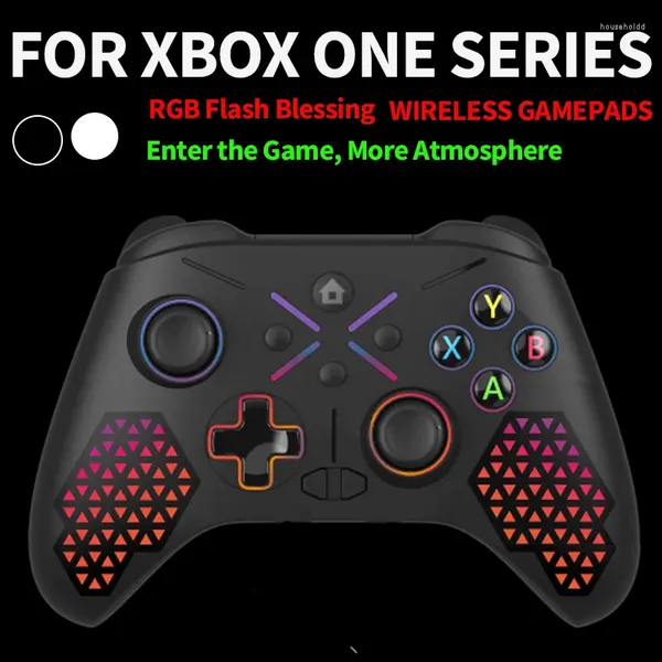 Xbox One Series S X Windows 7/8/10 için Oyun Denetleyicileri Dahili Şarj Edilebilir Pil Çift Vibrasyon PC Joyst