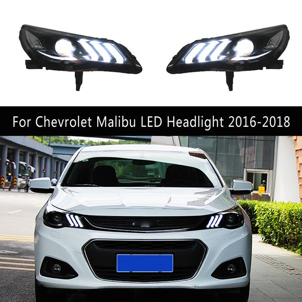 Tagfahrlicht Streamer Blinker Vordere Lampe Für Chevrolet Malibu LED Scheinwerfer Montage 16-18 Auto Zubehör Auto Teile