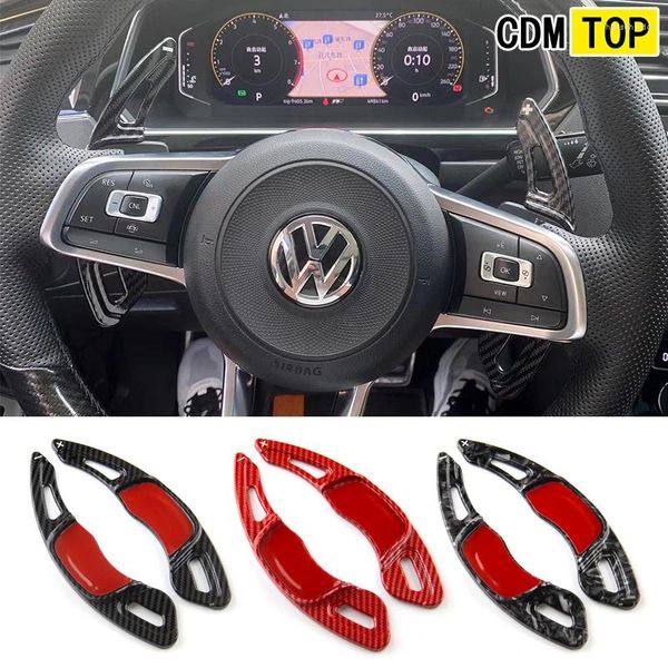 Acessórios interiores para volkswagen volante paddle shift vw golf 7 7.5 gti tiguan sciricco touran x sagitar polo lamando variante r