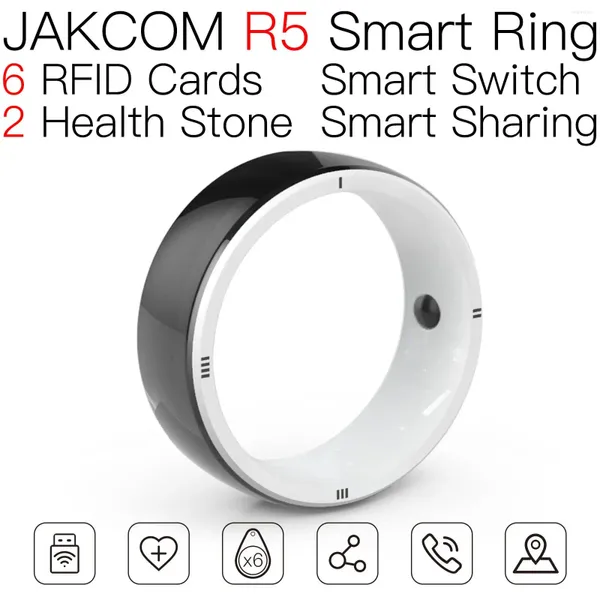 Cluster-Ringe Jakcom R5 Wasserdichtes Hochgeschwindigkeits-GPS NFC-ID-IC-Karte Smart-Ring-Elektronik-Telefonunterstützung IOS Android WP-Telefone Small Magic