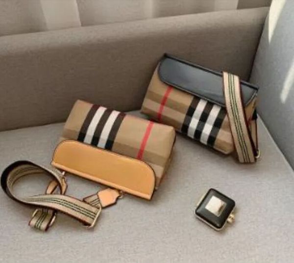 Bayan Erkek Moda Omuz Çantaları Tasarımcı Crossbody Naylon Cüzdan Cüzdan Mektupları Cüzdan Strip Cüzdanlar Flep J0203